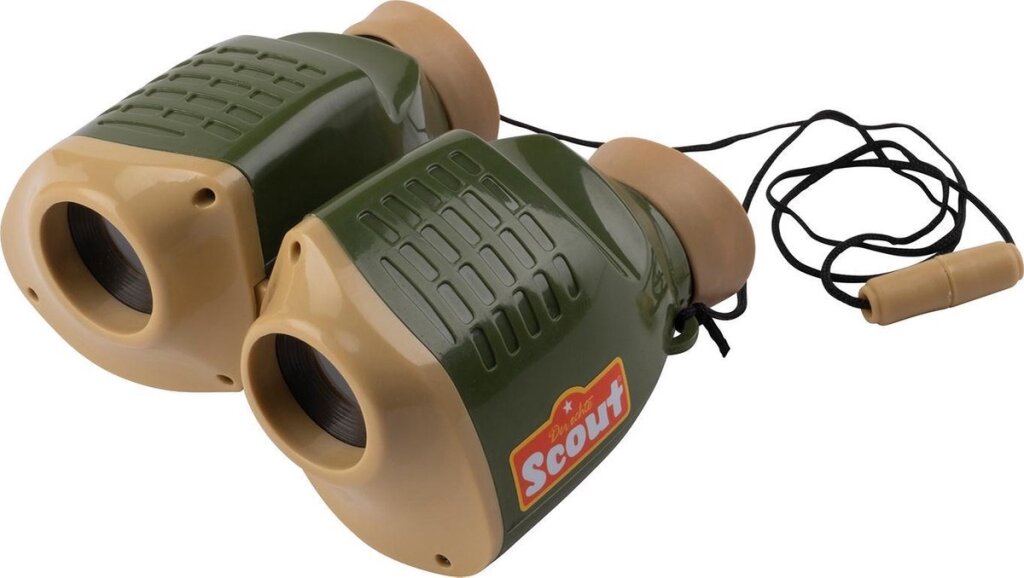 Happy People verrekijker scout junior 12 x 14 cm groen beige