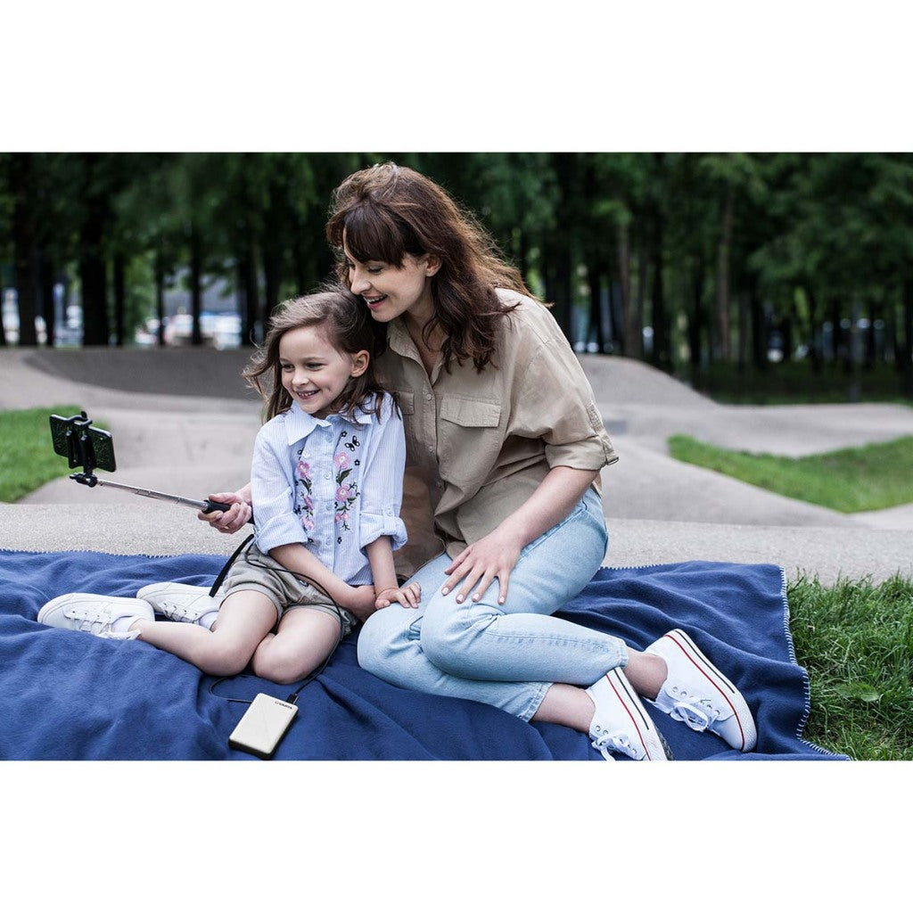 Enzo Varta powerbank 10.000ma zilver + led indicatie usb en usb-c - 3509010