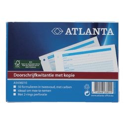 Doorschrijfkwitantieboekje Djois A5436-010 10,5x14,8cm tweevoud 50 vel