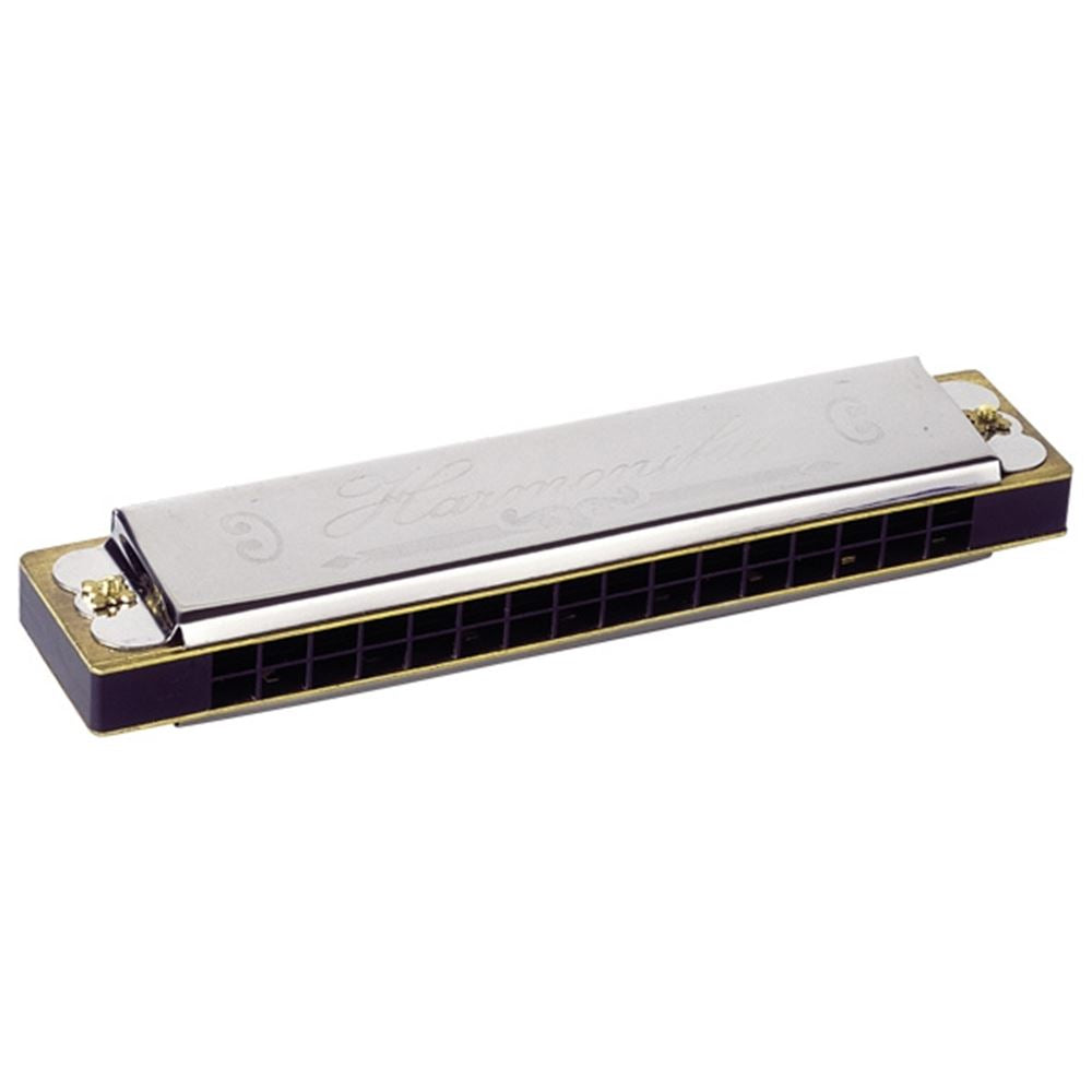 Mondharmonica, 16 tonen. 13 cm. In doosj