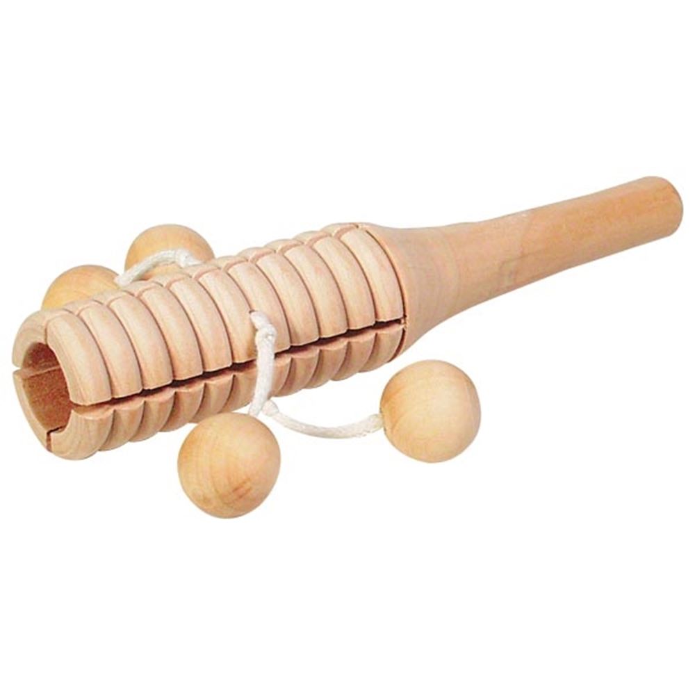 Goki Toonblok met 4 houten ballen. 16 cm. 3+