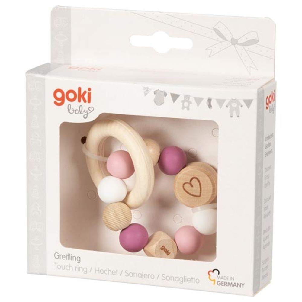 Goki Touchring elastisch hart. 9 cm.