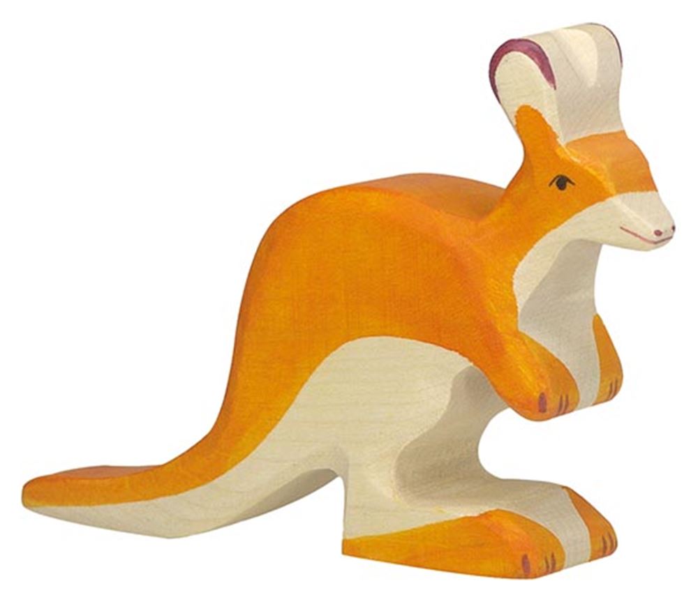 Holztiger Kangoeroe, klein. 12,5 cm.
