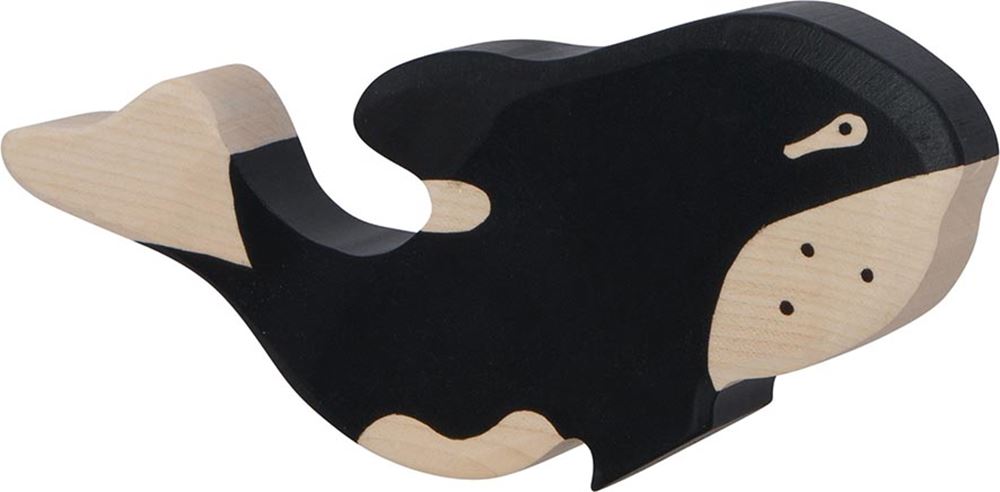 Holztiger Orka. 16,5 cm.