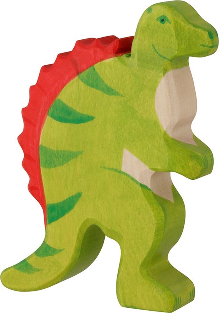Holztiger Spinosaurus. 11,5 cm.