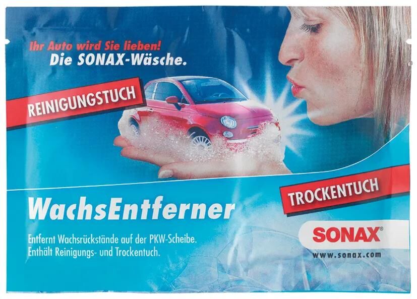 SONAX scheibenreinigungstuch wachsentferner twin 1 pc. cleaner.tuch