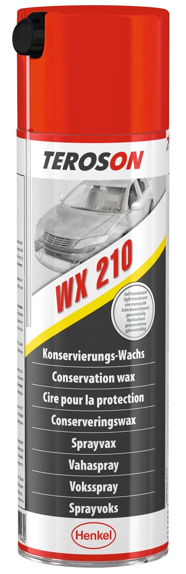 TEROSON korrosionsschutz wx 210 multi wax spray 500 ml dose