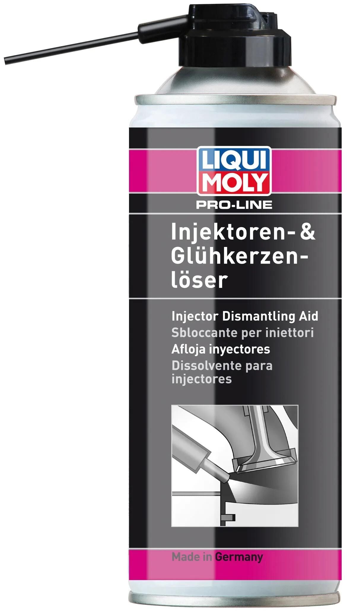 LIQUI MOLY spezialreiniger injektoren- und glühkerzenlöser injector solvent 400 ml pro-line