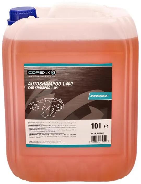 COREXX autoshampoo car - shampoo apricot canister 10l 1:400