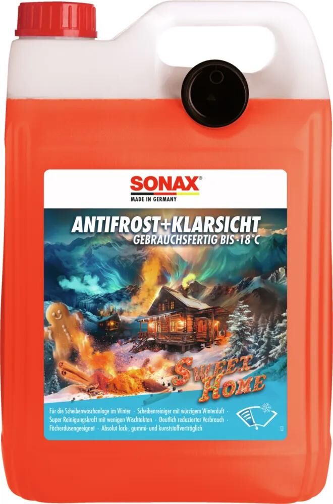 SONAX scheibenfrostschutz antifrost klarsicht antif.klarsicht 5 l -18c sweet home