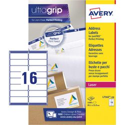 Adresetiketten voor laserprinters L7162-100 99,1x33,9mm