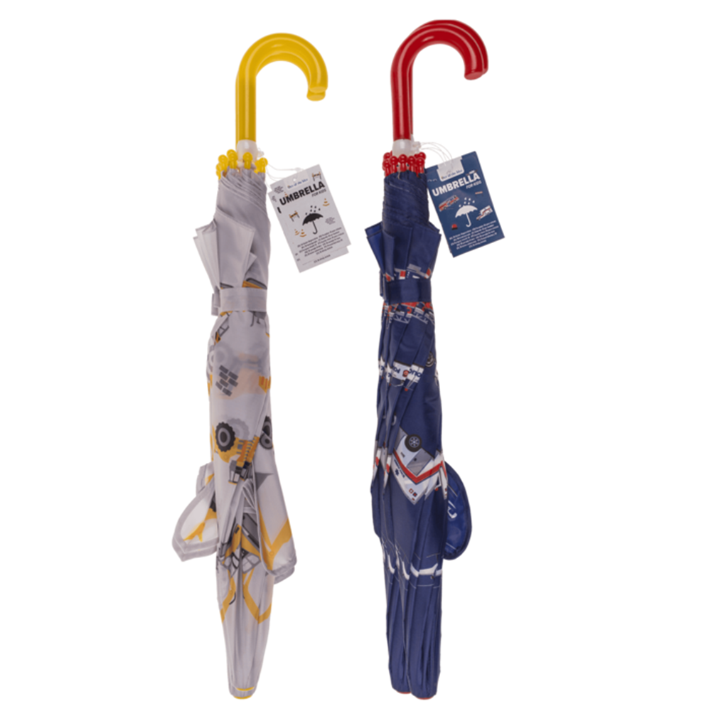 3D kinderparaplu. D: ca. 70 cm. 2 assort