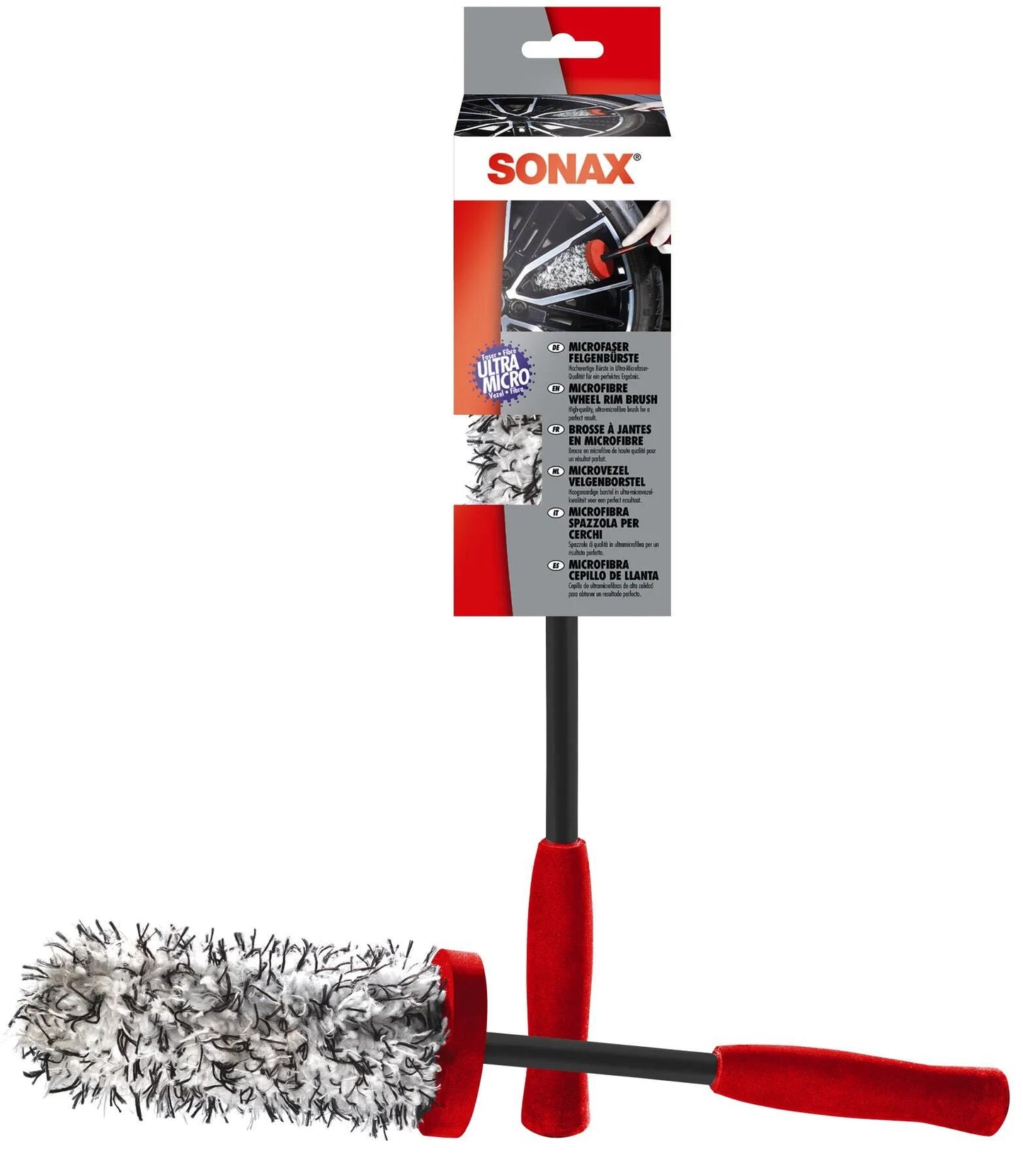 SONAX felgenbürste microfaser rim brush microfiber