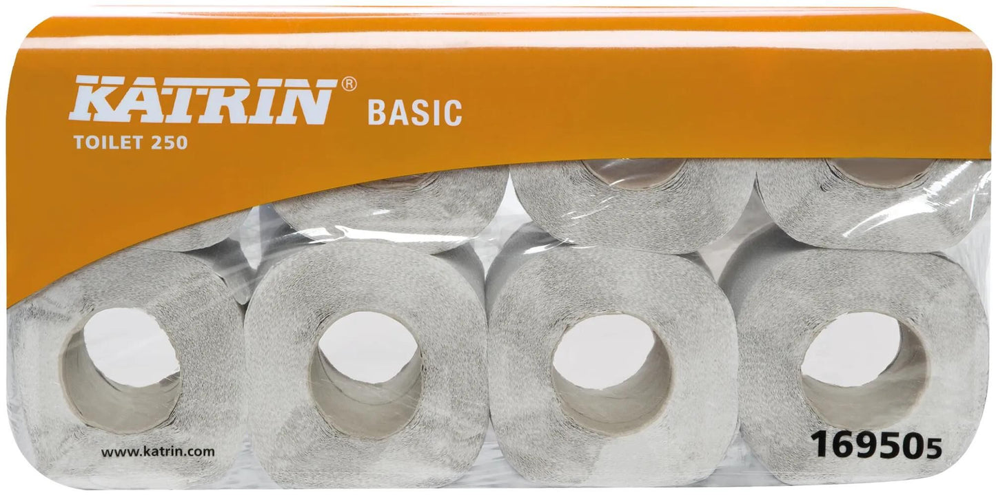 NORDVLIES toilettenpapier katrin basic toilet 250 toilet paper 2-ply 64 wheels