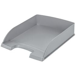 Leitz Brievenbakje standaard plus 5227 polystyreen a4 34x24,5x5,8cm grijs