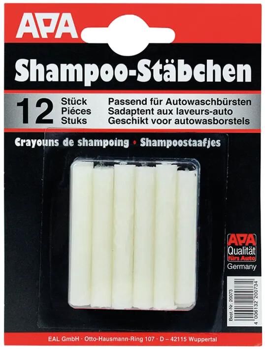 APA autoshampoo shampoo sticks 12er sb-card