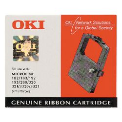 Printerlint Oki 0900-2303 nylon zwart