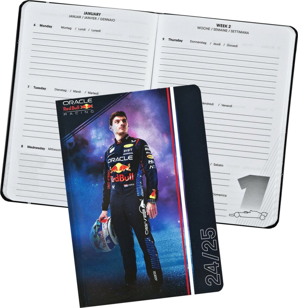 Merkloos Sans Marque Red bull max verstappen agenda a5