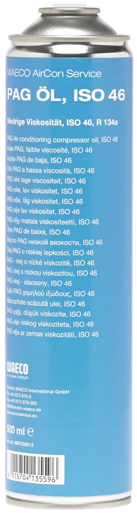WAECO klimakompressoröl pag 46 air conditioning compress f.r134a, 500ml