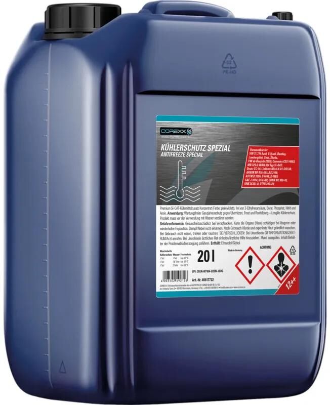COREXX kühlerschutz spezial g12++ anti-freeze special 20 l (g12++)