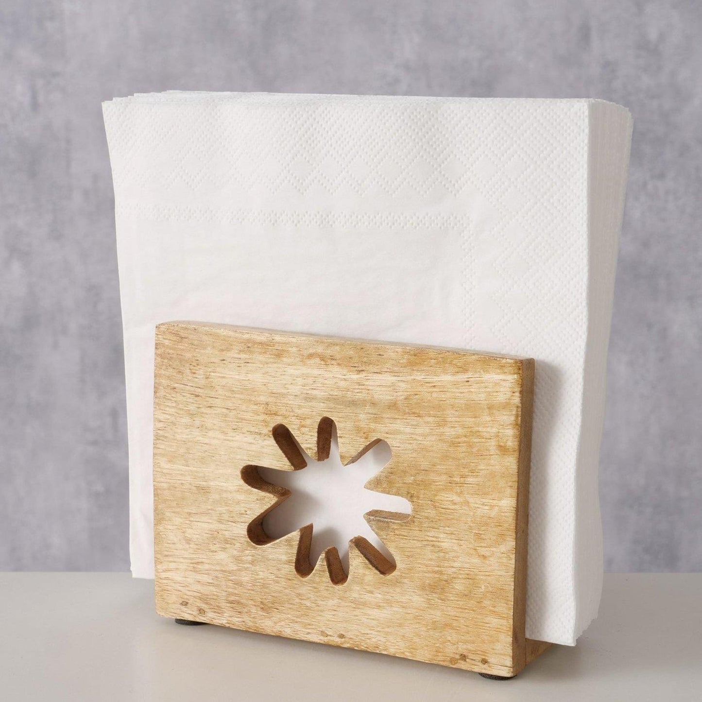 Boltze Home servethouder mango h10,5cm