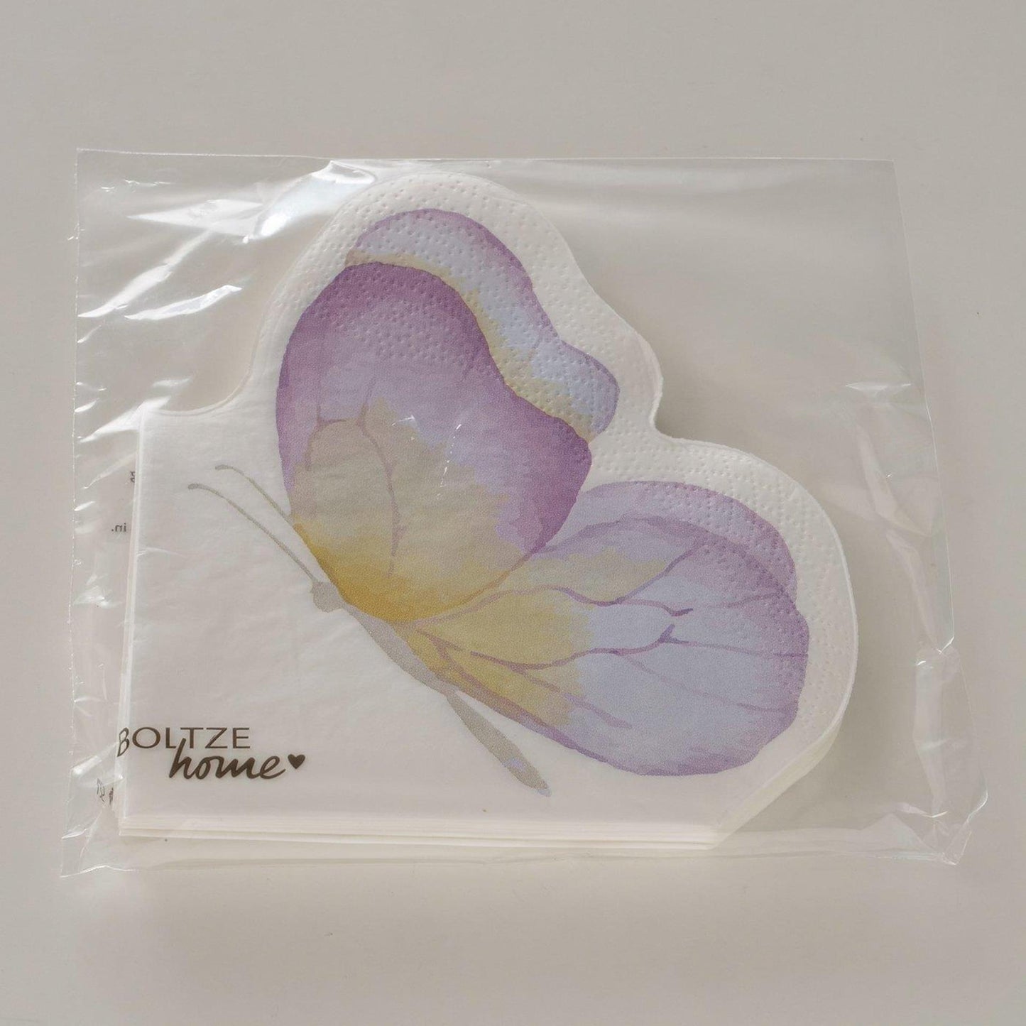 Boltze Home servetten vlinder 16x15cm