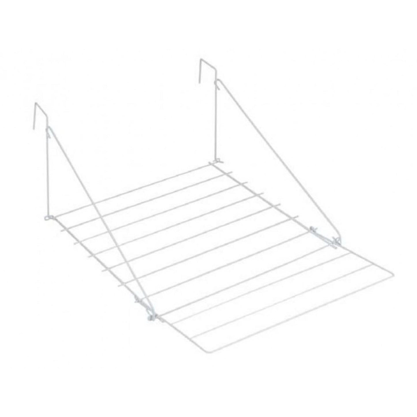 Tomado - droogrek breda - 7 meter drooglengte - ophangen aan radiator, deur, douchewand of balkon - wit