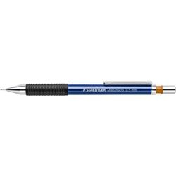 STAEDTLER Vulpotlood mars 775 kunststof rubber grip 0,5mm donkerblauw hb gum