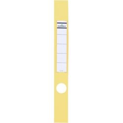 Rugetiketten Durable 60 x 390 mm geel 10 stuks