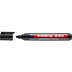 Edding Permanent marker 330 schuin 4-330001 kunststof 1-5mm zwart