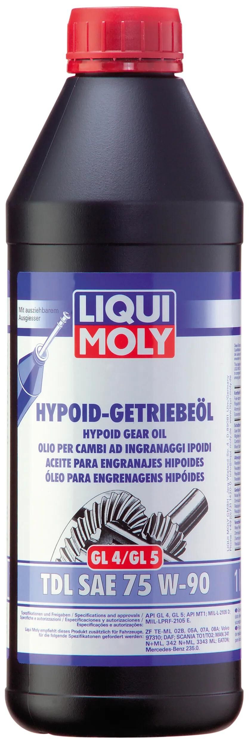LIQUI MOLY getriebeöl tdl hyp. gear oil 75w90 1l