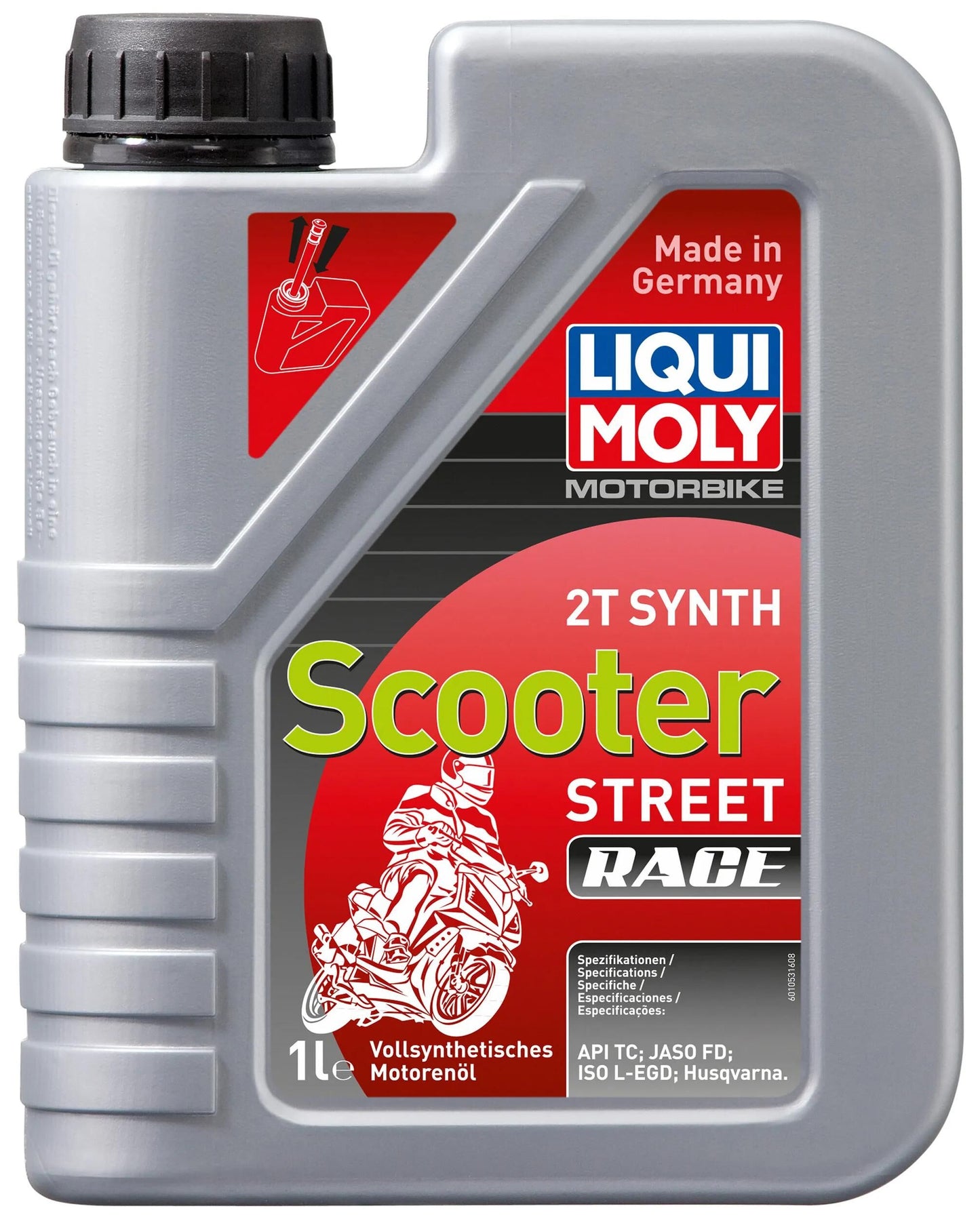 LIQUI MOLY motoröl motorbike 2t synth scooter street race racing scooter 2t 1ltr. lm