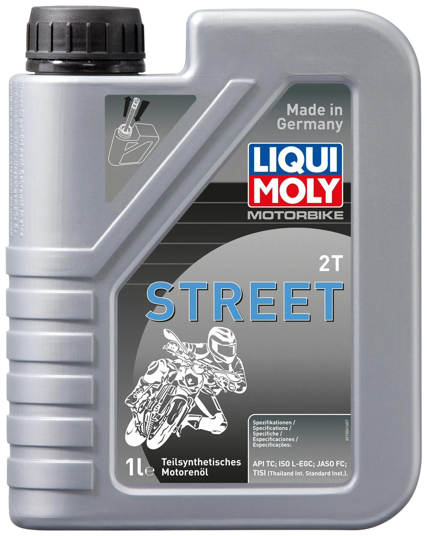 LIQUI MOLY motoröl motorbike 2t street racing 2t 1ltr. lm