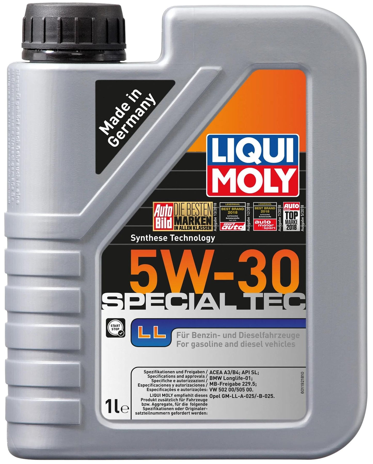 LIQUI MOLY motoröl special tec ll special tec ll 5w-30 1l motoroil