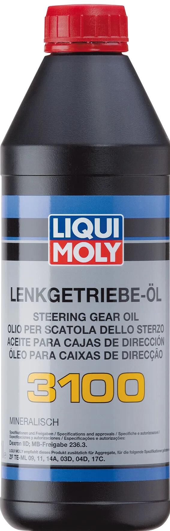 LIQUI MOLY hydrauliköl 3100 steering gear oil lm 1 ltr.