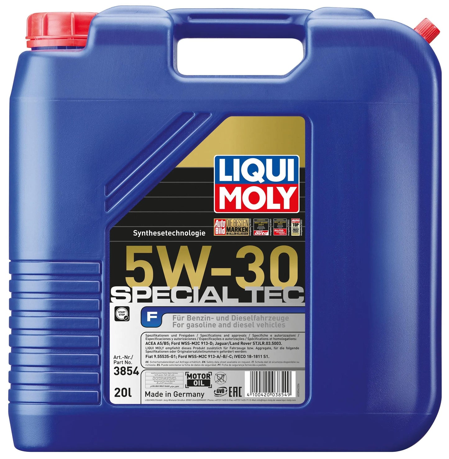 LIQUI MOLY motoröl special tec f special tec f 5w-30 20l motoroil