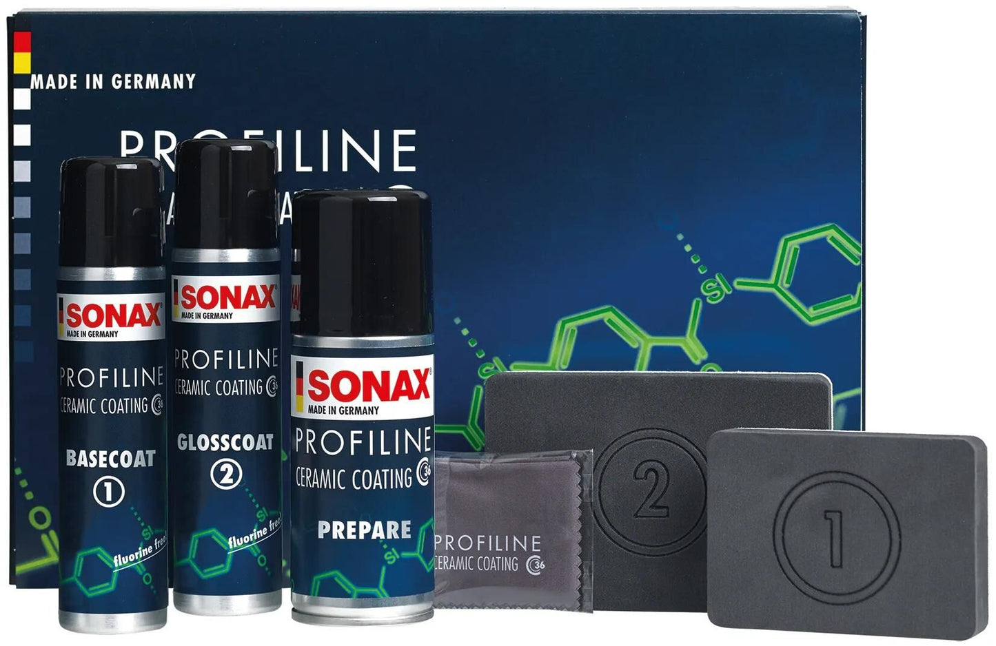 SONAX lackversiegelungs-set ceramic coating cc36 paint protection set ceramic coating