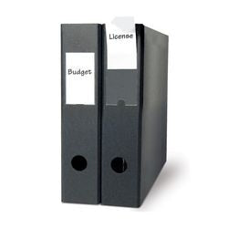 Put-in labels 10320 Djois 35x75mm transparant 12 stuk