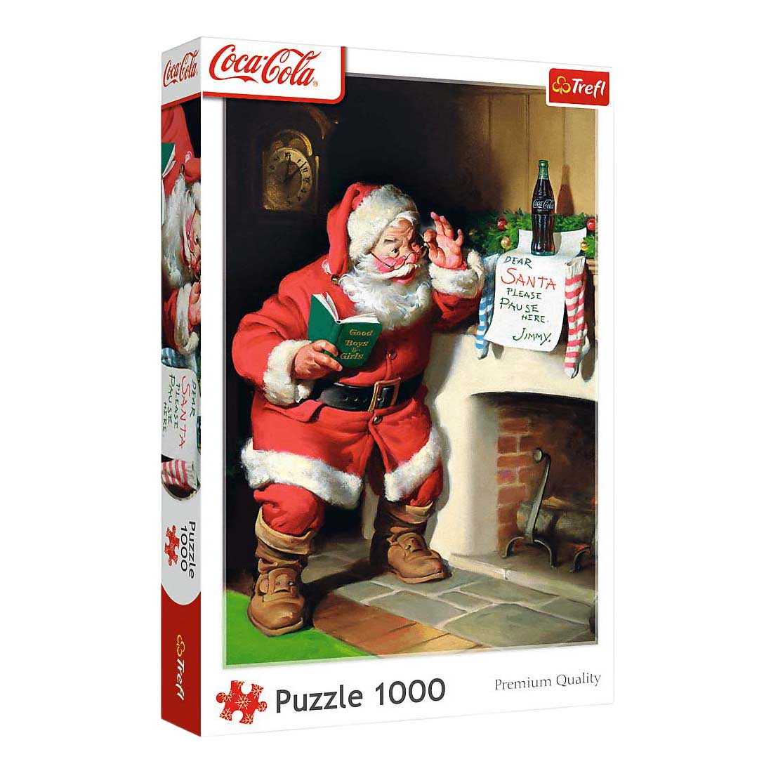 Trefl Kerstpuzzel coca cola open haard - 1000st.