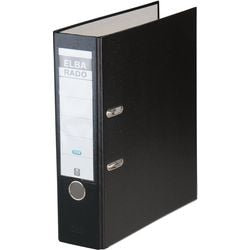 Ordner Elba Rado Brilliant Zwart A4 500 Vel Karton Polypropyleen