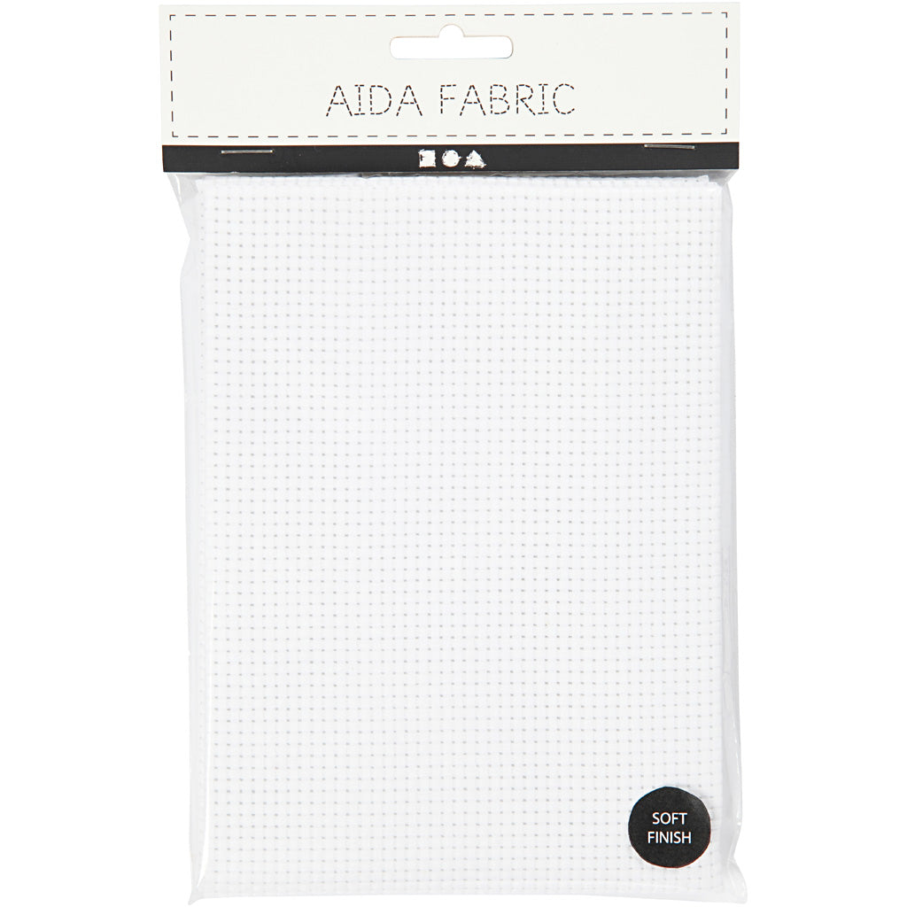 Creativ Company Https: www.cchobby.nl aida-afm-50x50-cm-35-vierkanten-per-10-cm-wit-1-stuk