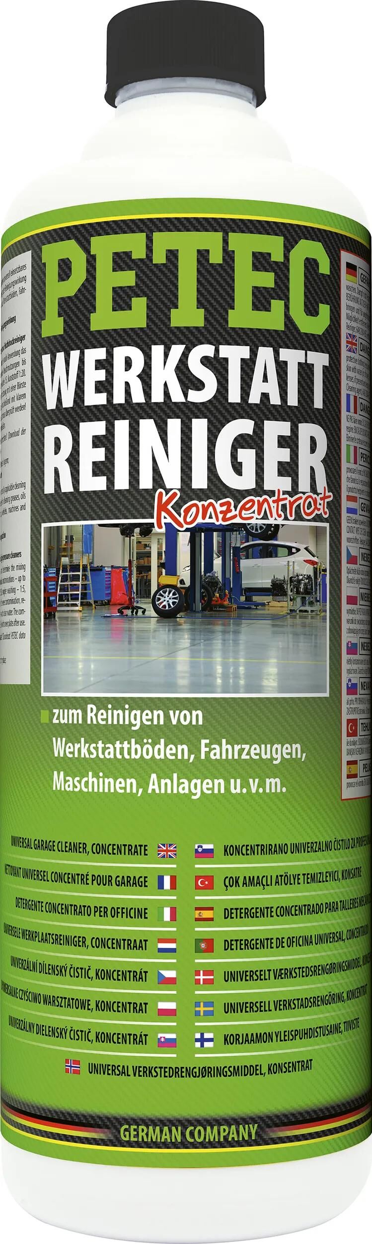 PETEC industriereiniger werkstattreiniger workshop cleaner 1000 ml concentrate