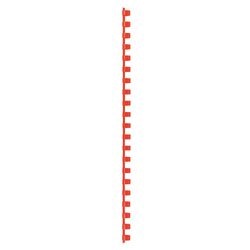 Bindruggen GBC plastic A4 10mm rood capaciteit 65vel