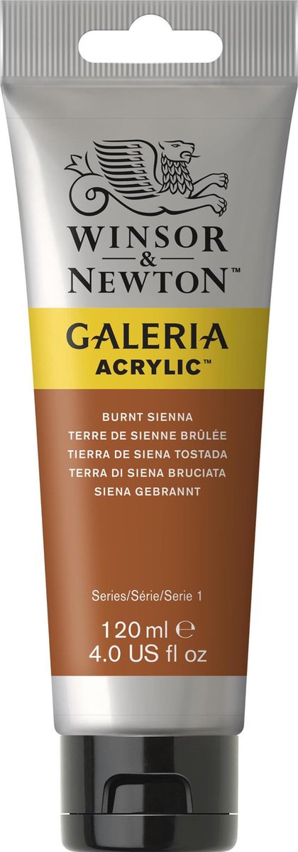 Winsor Newton galeria acryl 120ml burnt sienna