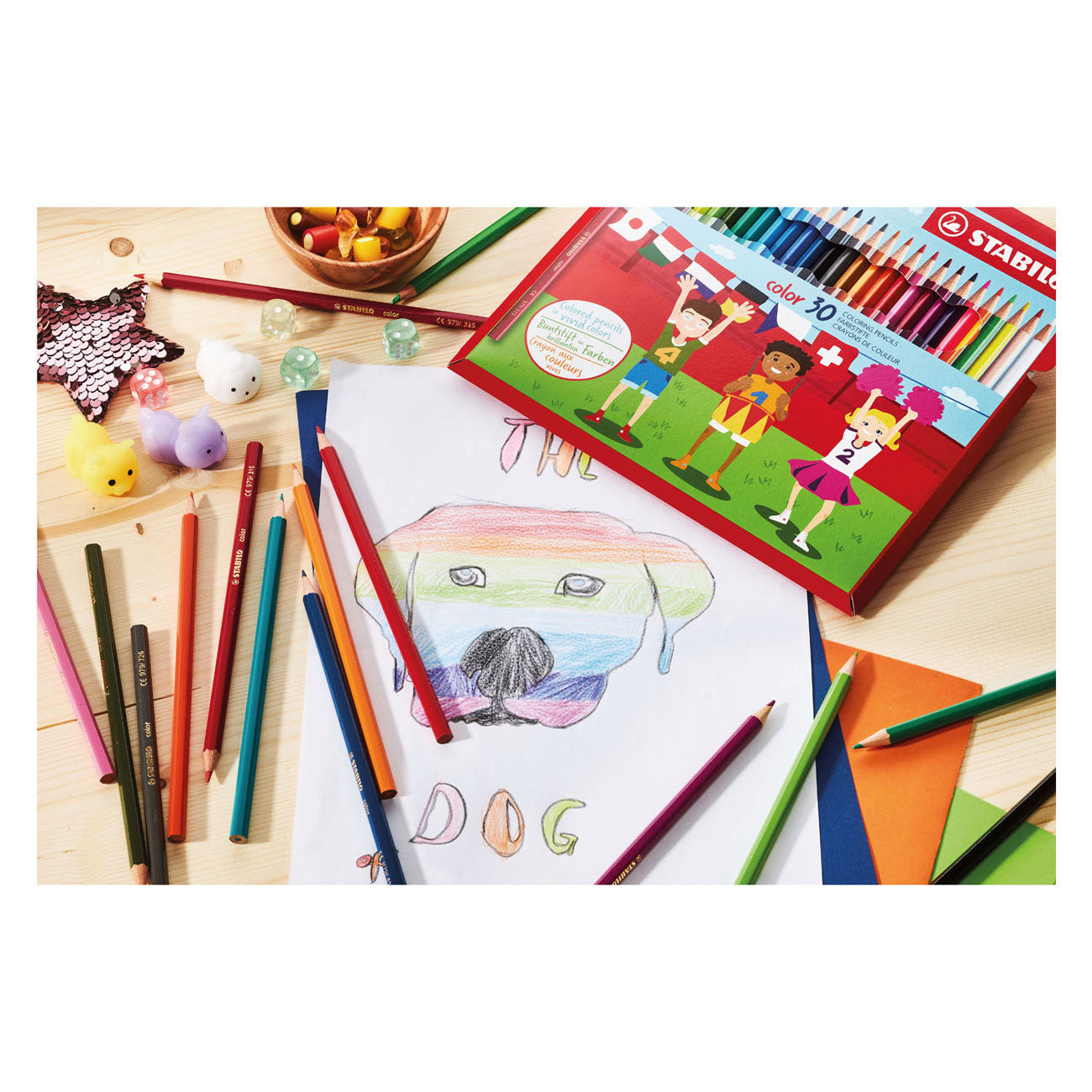 Stabilo color - kleurpotlood - set met 24 stuks