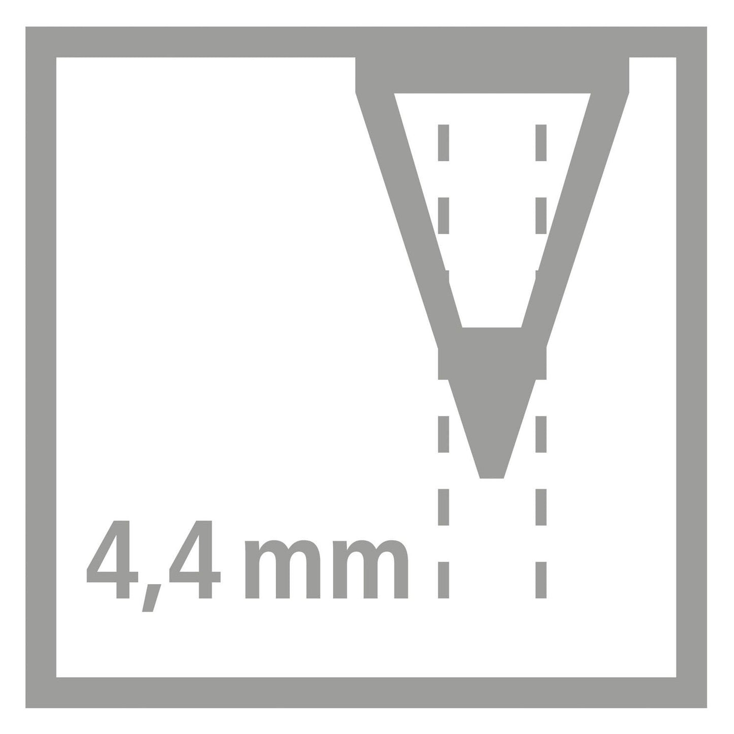 Stabilo carbothello -kalkpastel kleurpotlood - wit