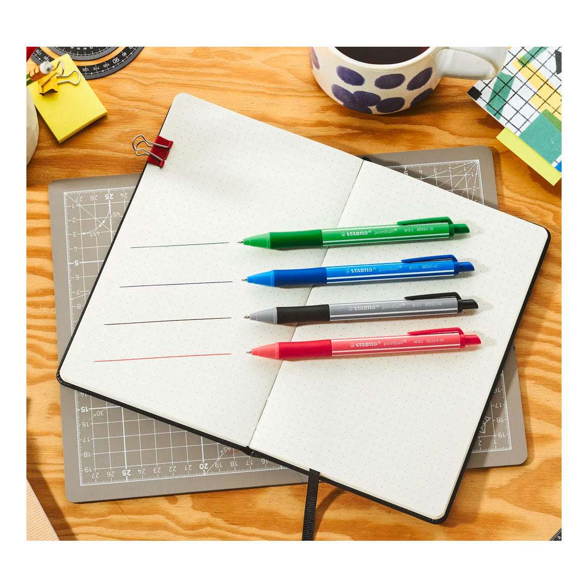STABILO pointball colorful balpennen - 4dlg.
