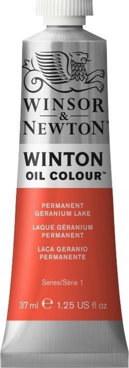 Winsor Newton Winton olieverf 37ml - 480 permanent geranium lake
