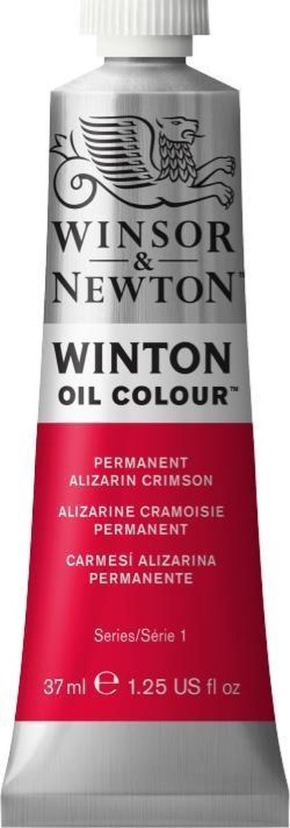 Winsor Newton Winton olieverf 37ml - permanent alizarin crimson 468