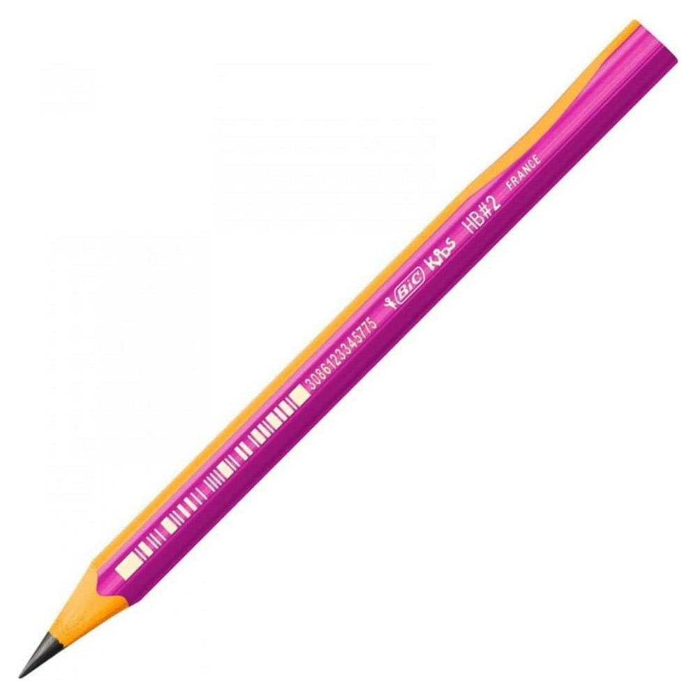 BIC kids beginners range hb potlood roze